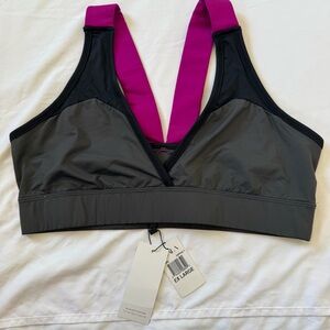 ALALW Women's Black and Pink Sports Bra Size XL